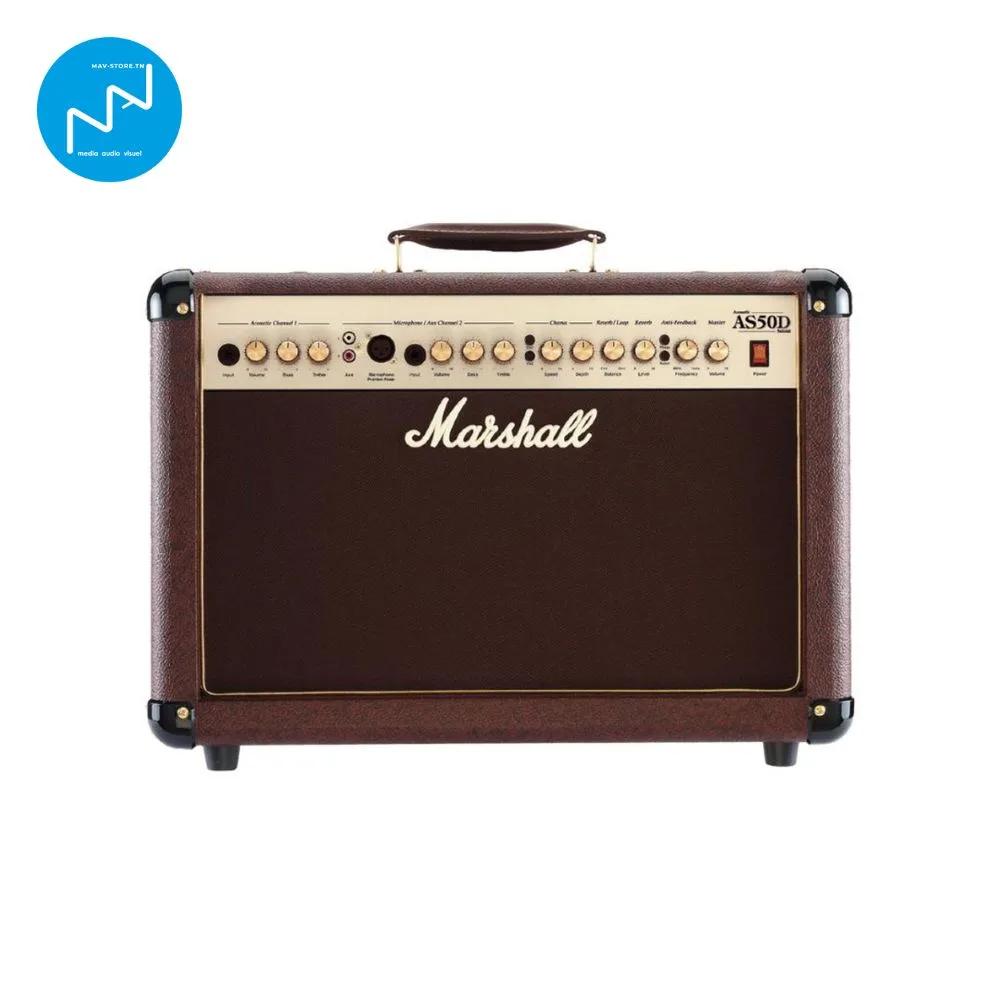 AMPLI ACOUSTIQUE COMBO 50W MARRON