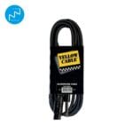 Cable instrument Jack XLR 3m Yellow Cable