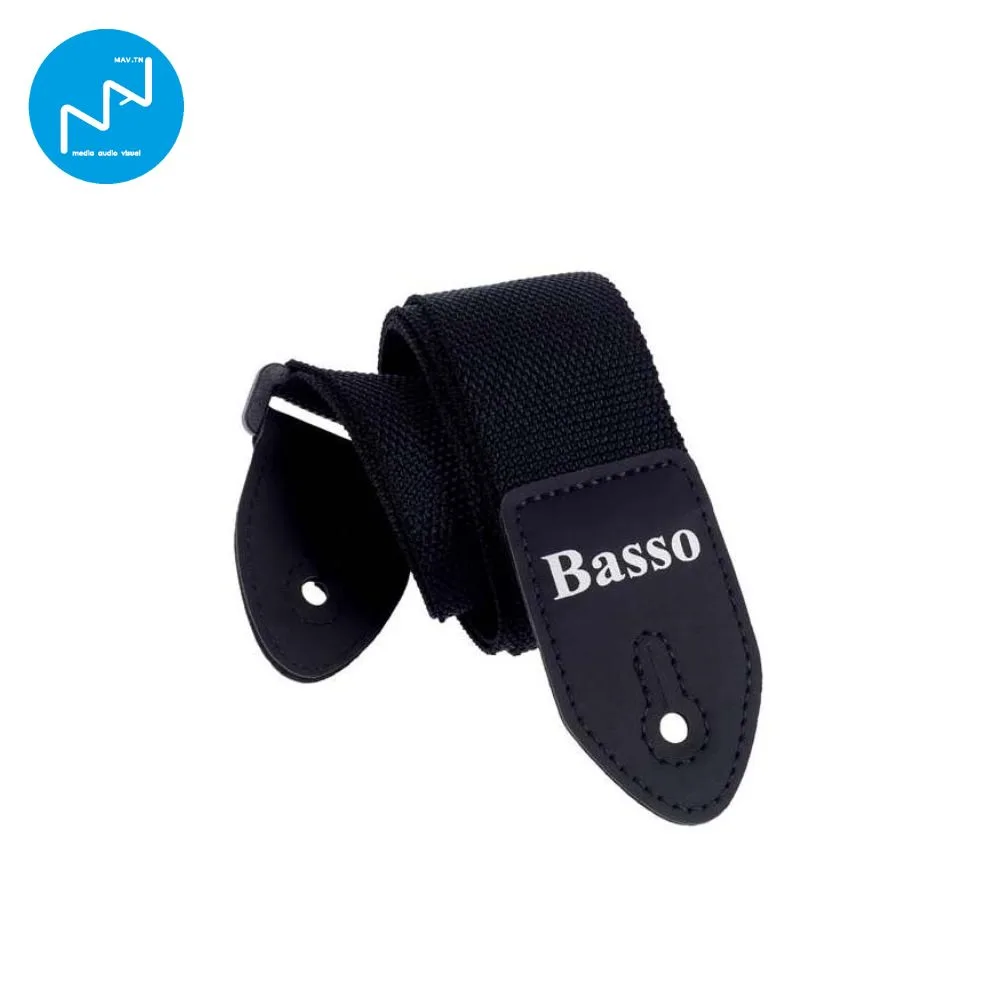 Ceinture pour Guitare Bass 5 cm Noire