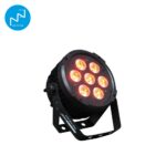 Projecteur 7 leds W 6 EN 1 UV DMX AMS