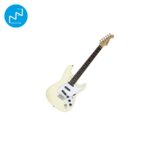 Guitare Electrique ST Blanc ARIA
